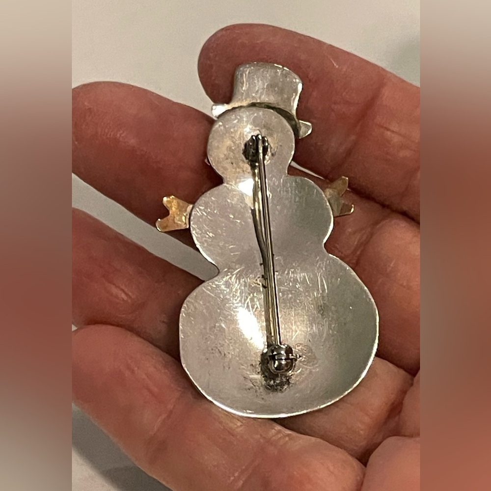 Snowman Pin - Picture 2 of 2